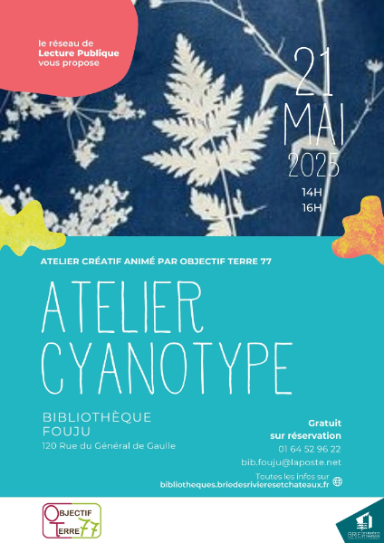 Couverture de Atelier cyanotype à Fouju