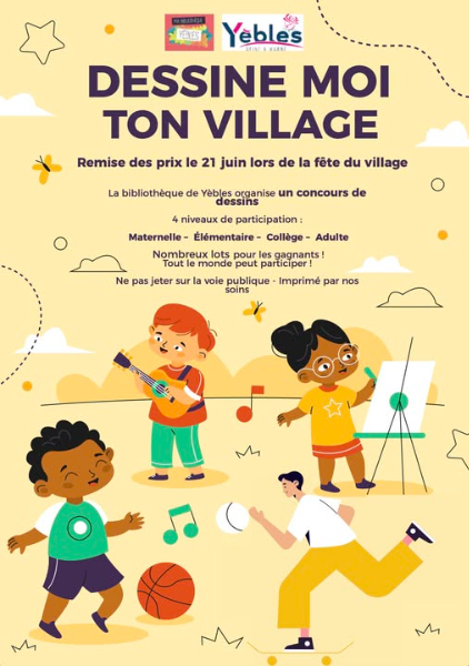 Couverture de Concours de dessin à Yèbles