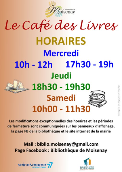 Couverture de Nouveaux horaires d'ouverture