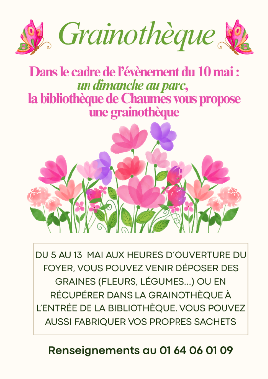 Couverture de Grainothèque